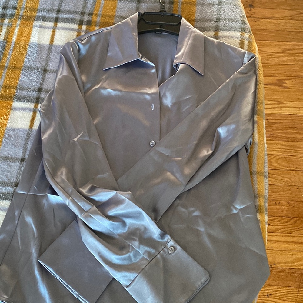 Gray blouse